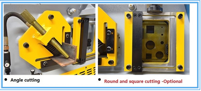 60t Q35-16 Hydraulic Ironworker Shearing Punching Bending And Notching Machine 60t Q35-16 Ironworker Hidráulico Esquila Punzonadora Dobladora Y Muescadora