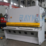 Cizalla hidráulica automática resistente de la placa de acero de la chapa del CNC de 6mmx3200m m