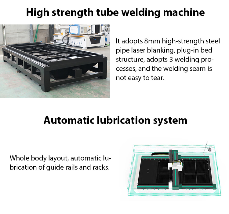 Cnc Dual-Use Sheet And Tube Pipe Tube Cutter Fiber Laser Cutting Machine For Metal Máquina cortadora láser de fibra para corte de tubos y láminas de doble uso CNC para metal