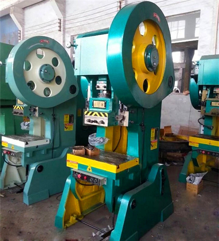 J23 Series 10 Ton Pneumatic Power Press Aluminium Lid Punching Machine Serie J23 Punzonadora de tapa de aluminio con prensa neumática de 10 toneladas