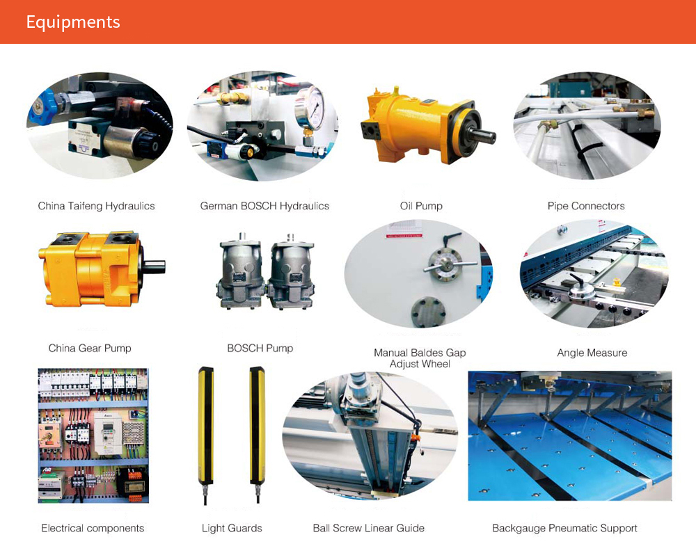 QC11K 10 12 16 mm 3200 4000mm Metal Guillotine Shear CNC Guillotine Shearing Machine QC11K 10 12 16 mm 3200 4000 mm Cizalla de guillotina de metal Cizalla de guillotina CNC