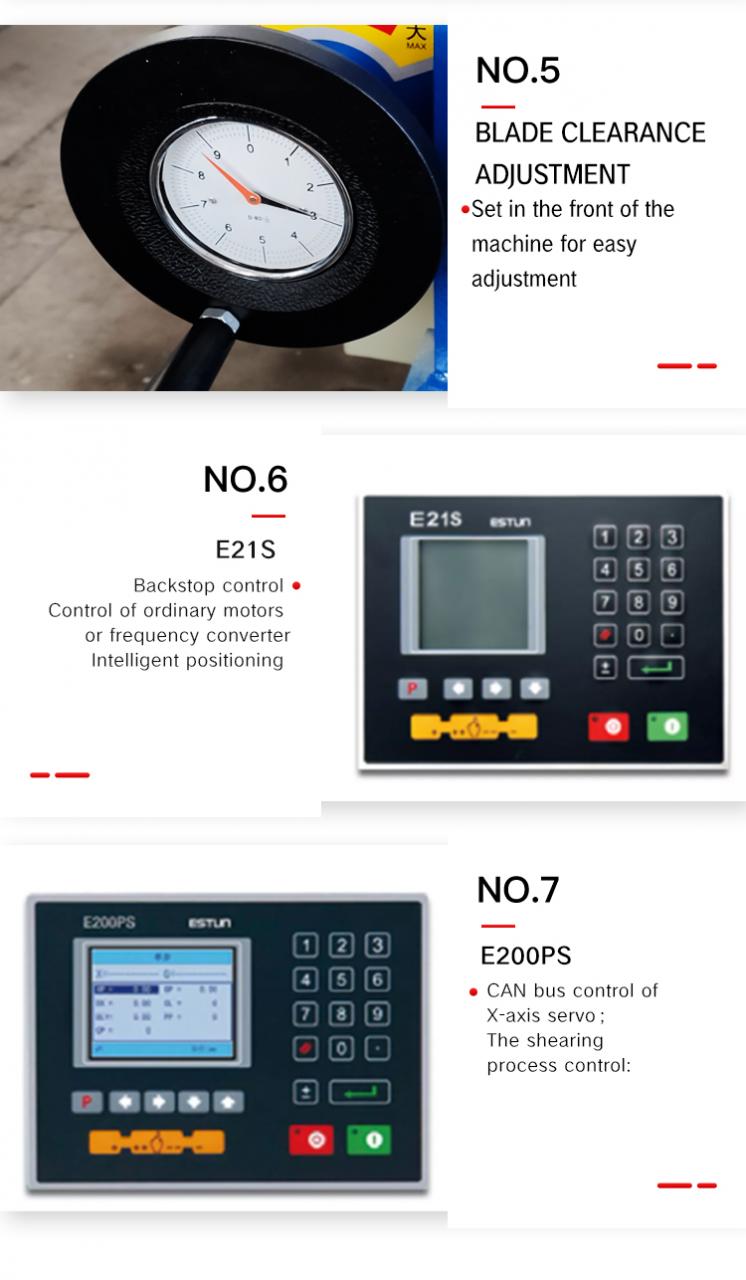 Shear Cutting Machine Guillotine Metal Hydraulic Shearing Machine Qc11Y/K Máquina cortadora de cizalla Máquina cortadora hidráulica de metal de guillotina Qc11Y/K