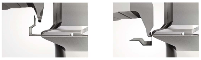 Máquina plegadora hidráulica de plegado de aluminio y chapa de acero