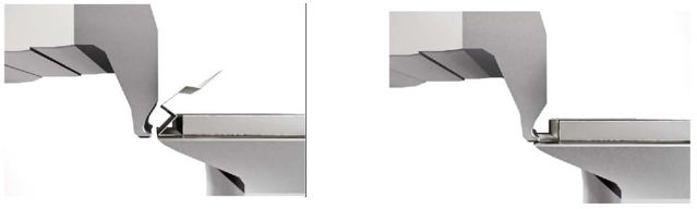 Máquina plegadora hidráulica de plegado de aluminio y chapa de acero